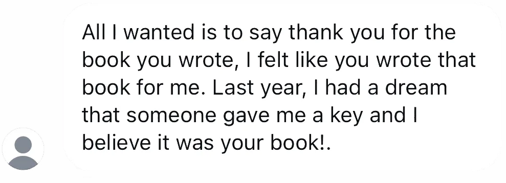 Dm from reaching out reader vytas kas